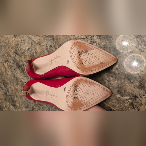 Jessica Simpson Red Heels - Picture 7 of 7